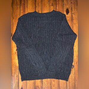 Nautica Men's Dark Gray Crewneck Sweater